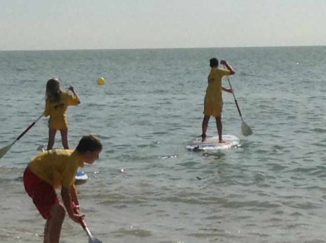 Paddleboarding is great fun to do in a group